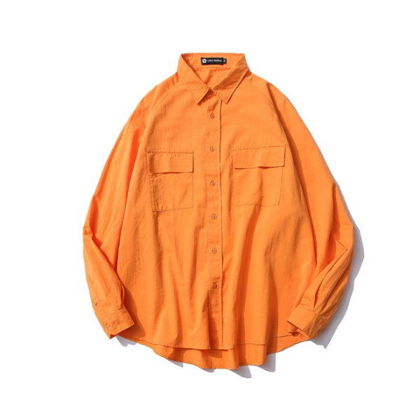 캔디 컬러 5컬러 오버핏 셔츠Candy-colored 5-colour overfit shirt(7931)