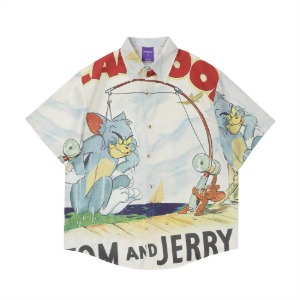 TOM AND JERRY 애니 반팔 셔츠TOM &amp; JERRY Annie Short Shirt(A0313)