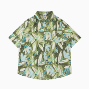 하와이안 유화 꽃무늬 반팔 셔츠Hawaiian oil painting floral design shirt(A0424)