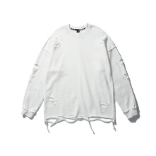 라운드 넥 풀오버 티셔츠round neck pullover T-shirt(A0117)