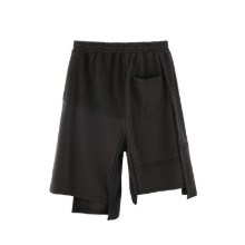 블랙 언발란스 밴딩 반바지Black Unbalanced Banding Shorts(A0332)