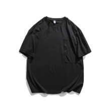원 포켓 라운드 넥 티셔츠one pocket round neck T-shirt(A0402)