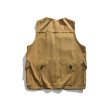 멀티 포켓 코튼 베스트Multi-pocket cotton vest(A0401)