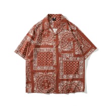 3컬러 페이즐리 반팔 셔츠3 color paisley short sleeve shirt(A0505)