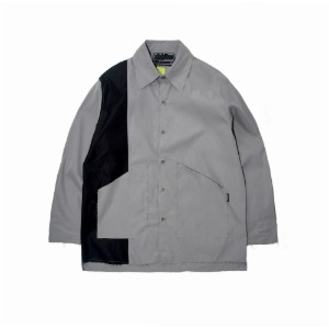 스티치 긴팔 루즈 셔츠Stitched Long Sleeve Loose Shirt(A0356)