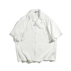베이직 캐주얼 반팔 셔츠Basic Casual Short Sleeve Shirt(A0643)