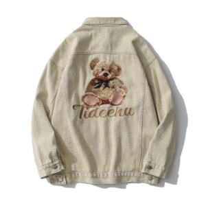 3컬러 베어 자수 코튼 자켓3-color bear-embroidered cotton jacket(A0678)