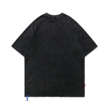 블랙 루즈핏 반팔 티셔츠Black Loose Short Sleeve T(A0375)
